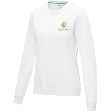 Logo trade mainoslahja ja liikelahja tuotekuva: Jasper women’s organic recycled crewneck sweater