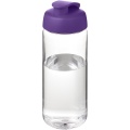 H2O Active® Octave Tritan™ 600 ml urheilujuomapullo pikalukittavalla korkilla, Läpinäkyvä kirkas/violetti