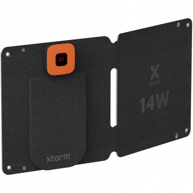 Logo trade mainoslahja ja liikelahja tuotekuva: Xtorm XR2S14 SolarBooster14 W:n taitettava aurinkopaneeli