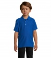 SUMMER II KIDS Polo 170g, Kuninkaallinen Sininen