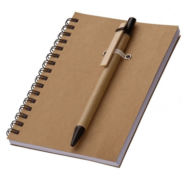 Logotrade mainostuote tuotekuva: A6 ECO Notepad KEYSTONE