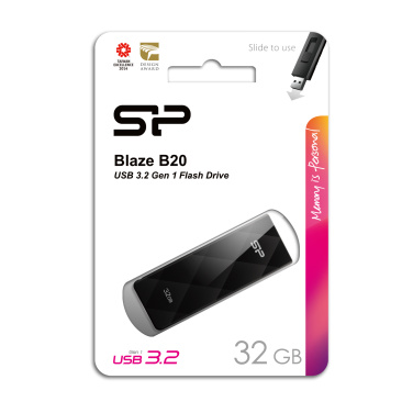 Logotrade mainoslahjat ja liikelahjat tuotekuva: Pendrive Silicon Power B20 USB 3.0