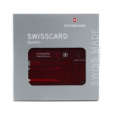 Logo trade liikelahja kuva: SwissCard Quattro Victorinox