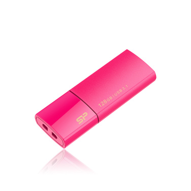 Logo trade liikelahja kuva: Pendrive Silicon Power 3.0 Blaze B05, pinkki