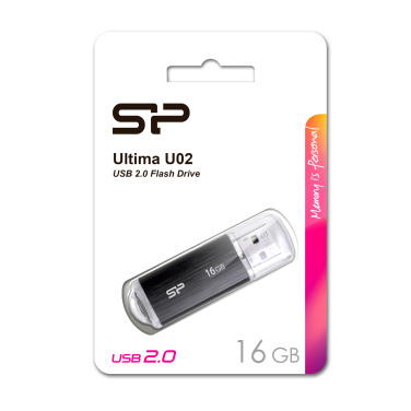 Logo trade mainoslahja ja liikelahja tuotekuva: Pendrive Silicon Power Ultima U02 2.0