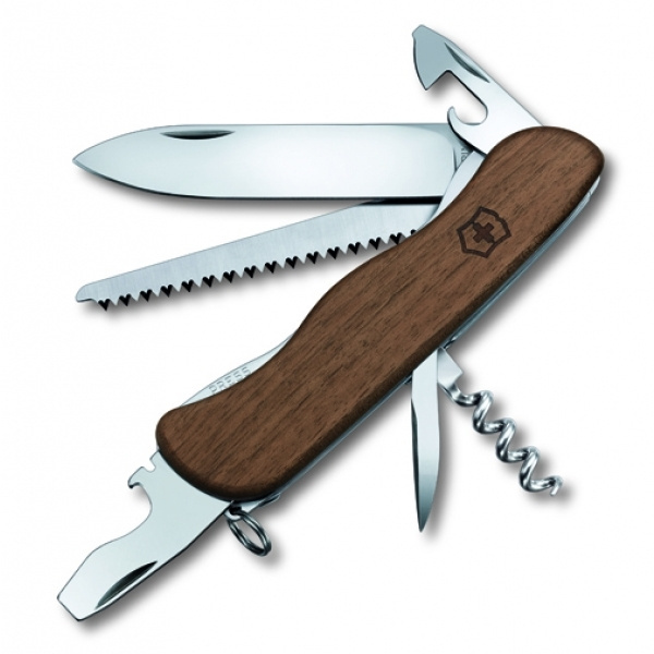 Logo trade mainostuote kuva: Taskuveitsi Forester puinen Victorinox