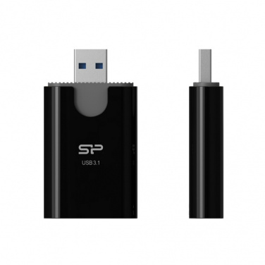 Logo trade mainoslahjat ja liikelahjat kuva: MicroSD ja SD-kortinlukija Silicon Power Combo 3.1