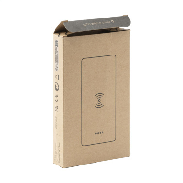 Logotrade liikelahjat kuva: Bamboo 8000 Wireless Powerbank langaton laturi