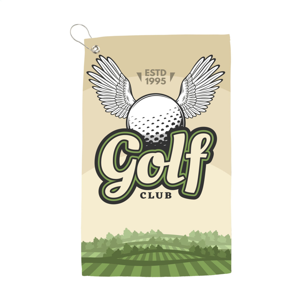 Logotrade mainostuote tuotekuva: Golfpyyhe 400 g/m² 30x50