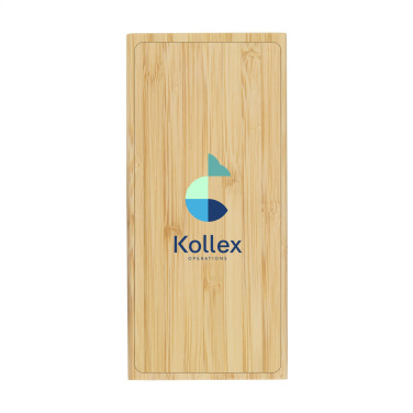 Logotrade mainostuote tuotekuva: Bamboo 8000 Wireless Powerbank langaton laturi