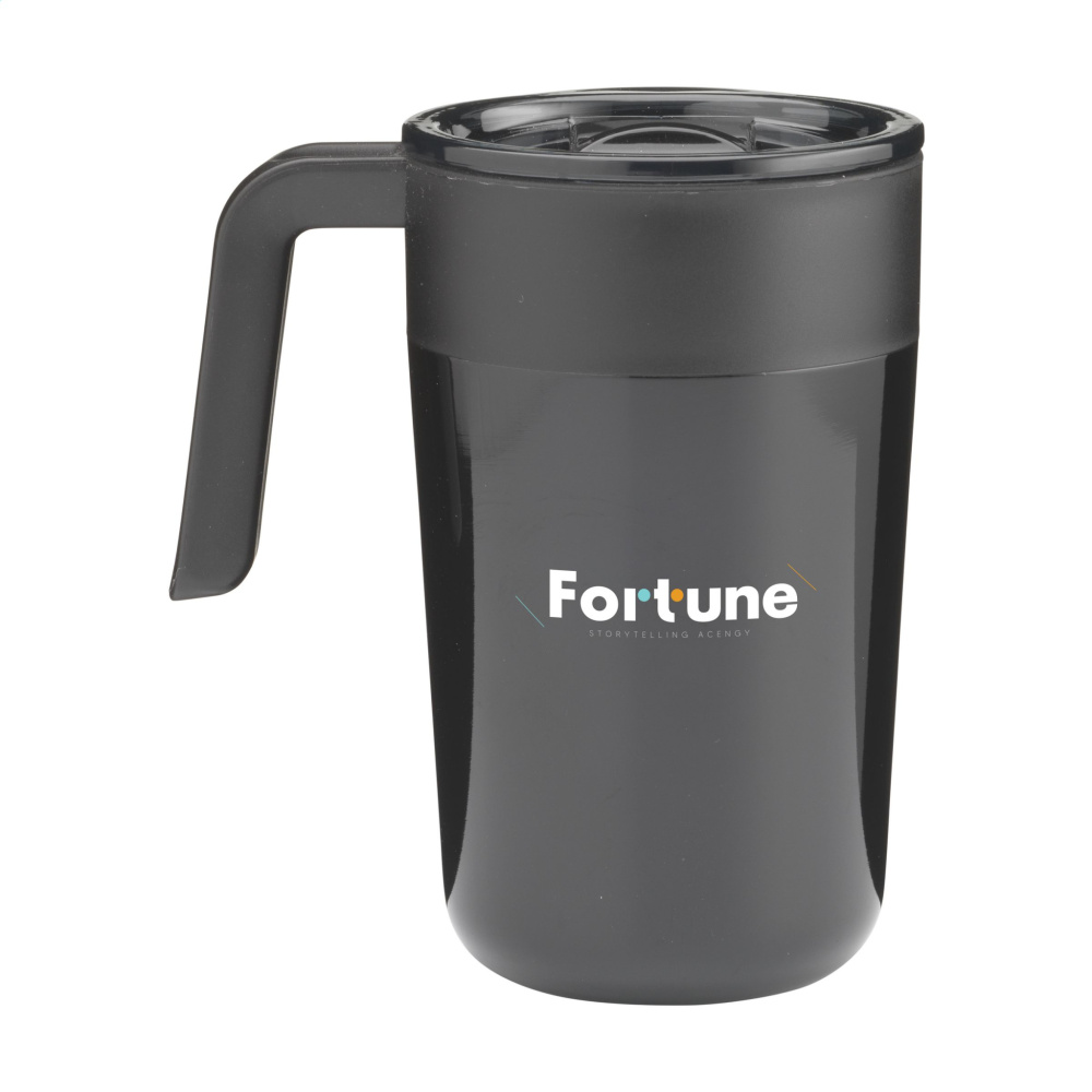 Logotrade mainostuote tuotekuva: Fika RCS Recycled Steel Cup 400 ml lämpökuppi