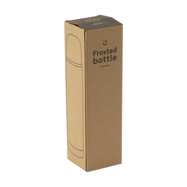 Logotrade mainostuote tuotekuva: Frosted Bottle RCS Recycled Steel 500 ml lämpöpullo