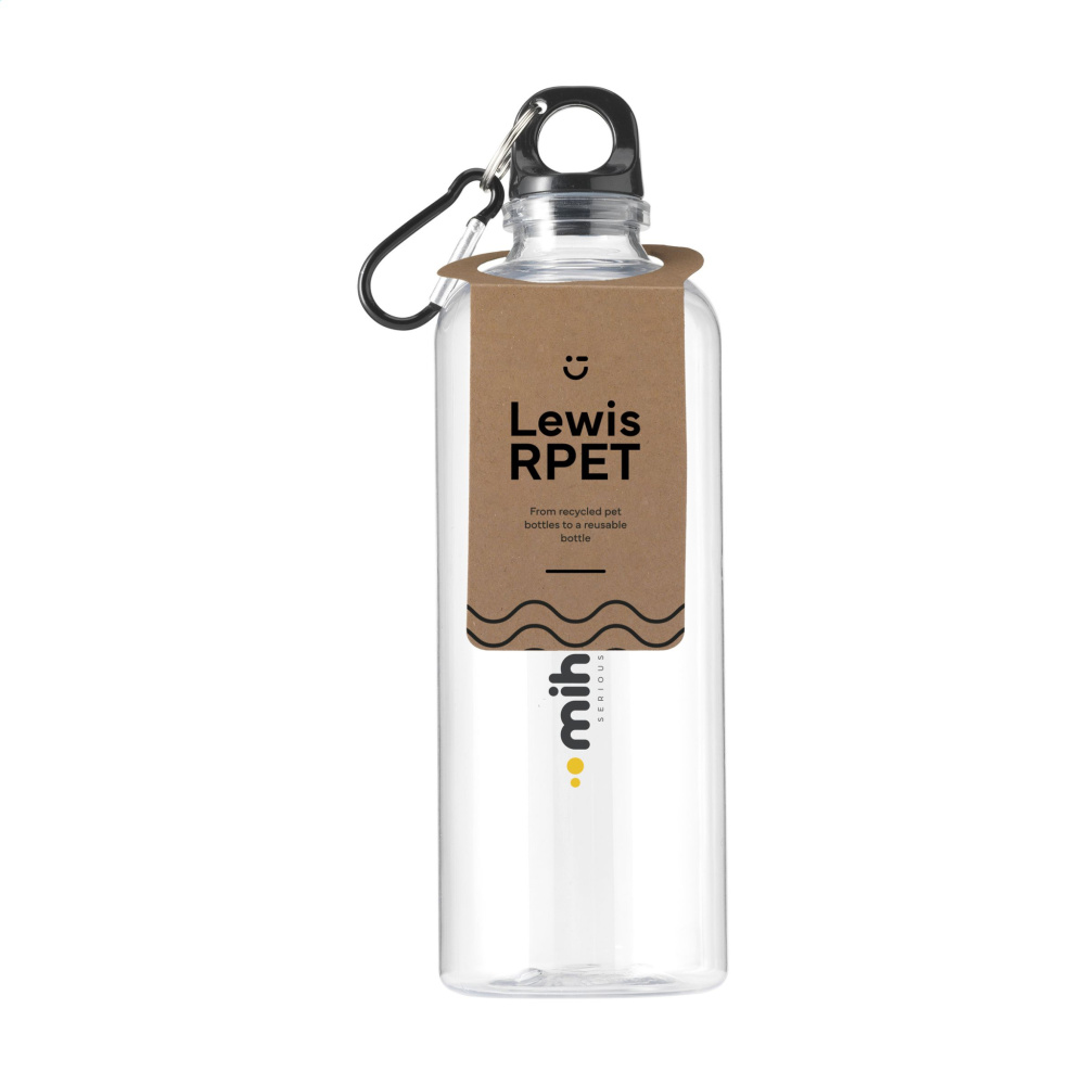 Logo trade mainostuote kuva: Lewis GRS RPET Bottle 630 ml vesipullo