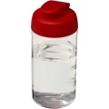 H2O Active® Bop 500 ml sportinis buteliukas su atverčiamu dangteliu, Skaidrus / raudonas