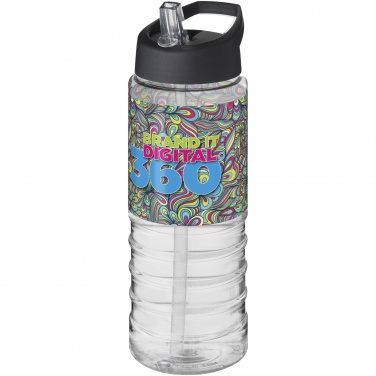 : H2O Active® Treble 750 ml sportinis buteliukas su snapeliu su dangteliu