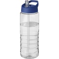 H2O Active® Treble 750 ml sportinis buteliukas su snapeliu su dangteliu, Skaidrus/mėlynas