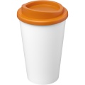 Americano® Eco 350 ml perdirbtas stiklainis, Balta/oranžinė