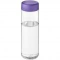 H2O Active® Vibe 850 ml vandens butelis su užsukamu dangteliu, Skaidrus / violetinis