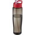 H2O Active® Eco Tempo 700 ml sportinis buteliukas su snapeliu su dangteliu, Raudona / anglis