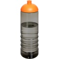 H2O Active® Eco Treble 750 ml sportinis buteliukas su kupolu dangteliu , Medžio anglis / apelsinas