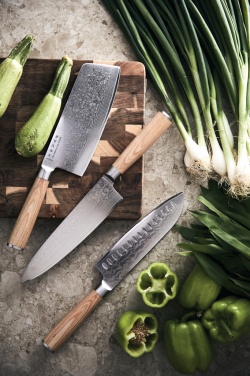 Logotrade reklaminės dovanos nuotrauka: VINGA Hattasan Damascus Santoku peilis