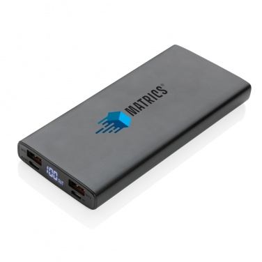 Logotrade dovana nuotrauka: Aliuminis 18W 10.000 mAh PD Powerbank