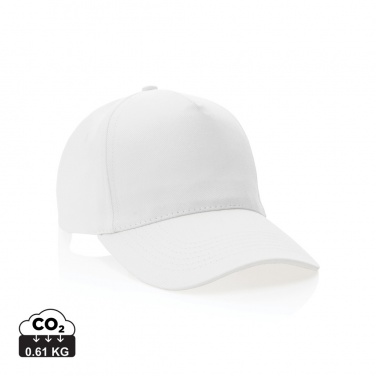 Logotrade firminės dovanos nuotrauka: Impact 5-panel 280gr Perdirbtos medvilnės kepuraitė su AWARE™ žymekliu