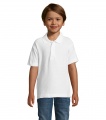 SUMMER II KIDS Polo 170g, Baltas