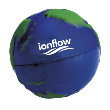 Logotrade dovana nuotrauka: StressGlobe Ø 6,5 cm streso kamuolys