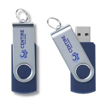 Logotrade verslo dovanos nuotrauka: USB Twist iš sandėlio 8 GB