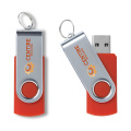 USB Twist iš sandėlio 16 GB, raudona