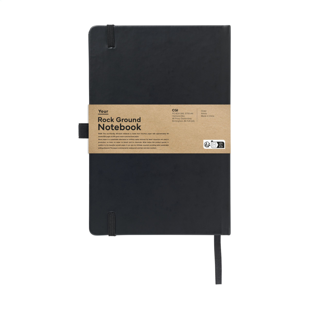 Logotrade verslo dovanos nuotrauka: Rock Ground Paper Notepad A5