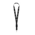 KeyCordSafety 2,4 cm, juodas