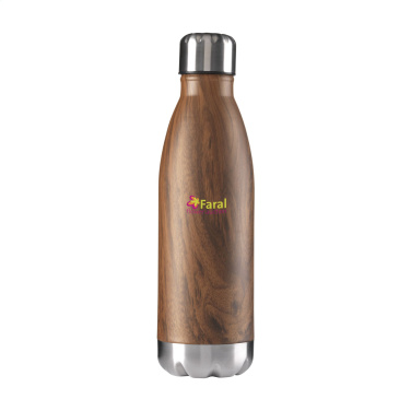 Logotrade firminės dovanos nuotrauka: Topflask Wood 500 ml geriamasis butelis