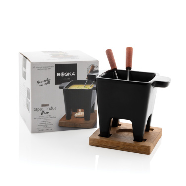 Logotrade reklaminės dovanos nuotrauka: BOSKA Tapas Fondue Nero - 300 ml