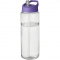 Sporta pudele H2O Active® Vibe 850 ml snīpi ar vāku, Caurspīdīgs / violets