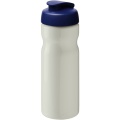 H2O Active® Eco Base 650 ml sporta pudele ar pārslēdzamu vāku, Ziloņkaula balta/zila