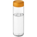 H2O Active® Vibe 850 ml ūdens pudele ar skrūvējamu vāciņu, Caurspīdīgs / oranžs