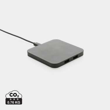 : RCS pārstrādāta plastmasas 10 W bezvadu lādētājs ar USB portiem