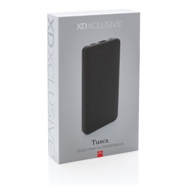 Logotrade biznesa dāvanas foto: Tusca 10 000 mAh PU powerbank