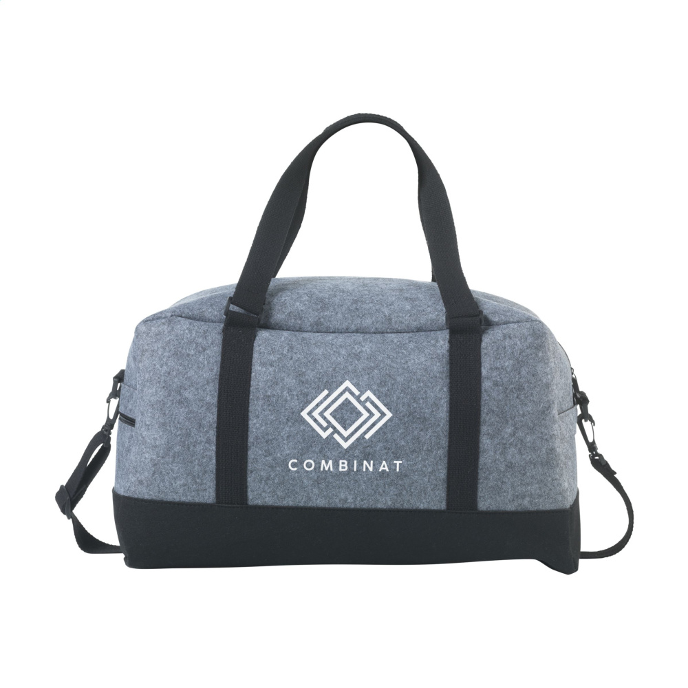 Logotrade Ideja dāvanas foto: Feltro GRS RPET Weekend Bag ceļojumu soma