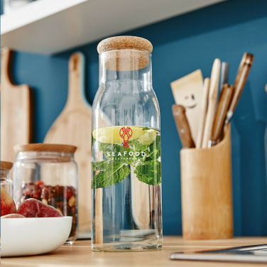 Logotrade korporatīvās dāvanas foto: Algarve Carafe 1 L ar korķa vāciņu