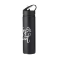 Flask RCS Recycled Bottle 500 ml termopudele, melns