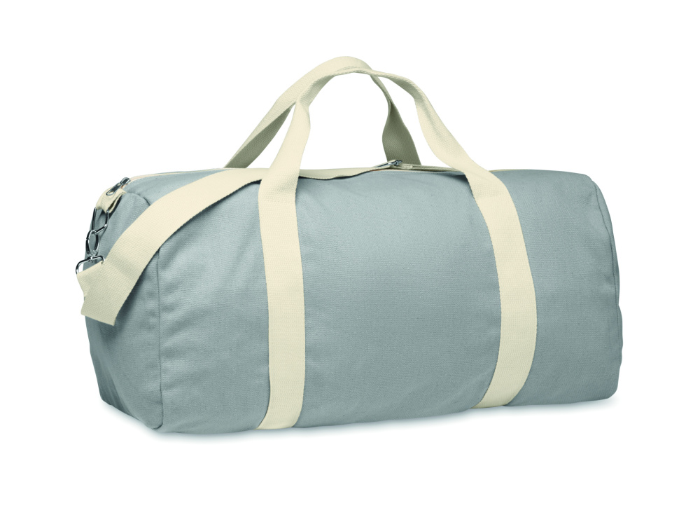 Logotrade korporatīvās dāvanas foto: Pārstrādāts duffle soma 320 gr/m²