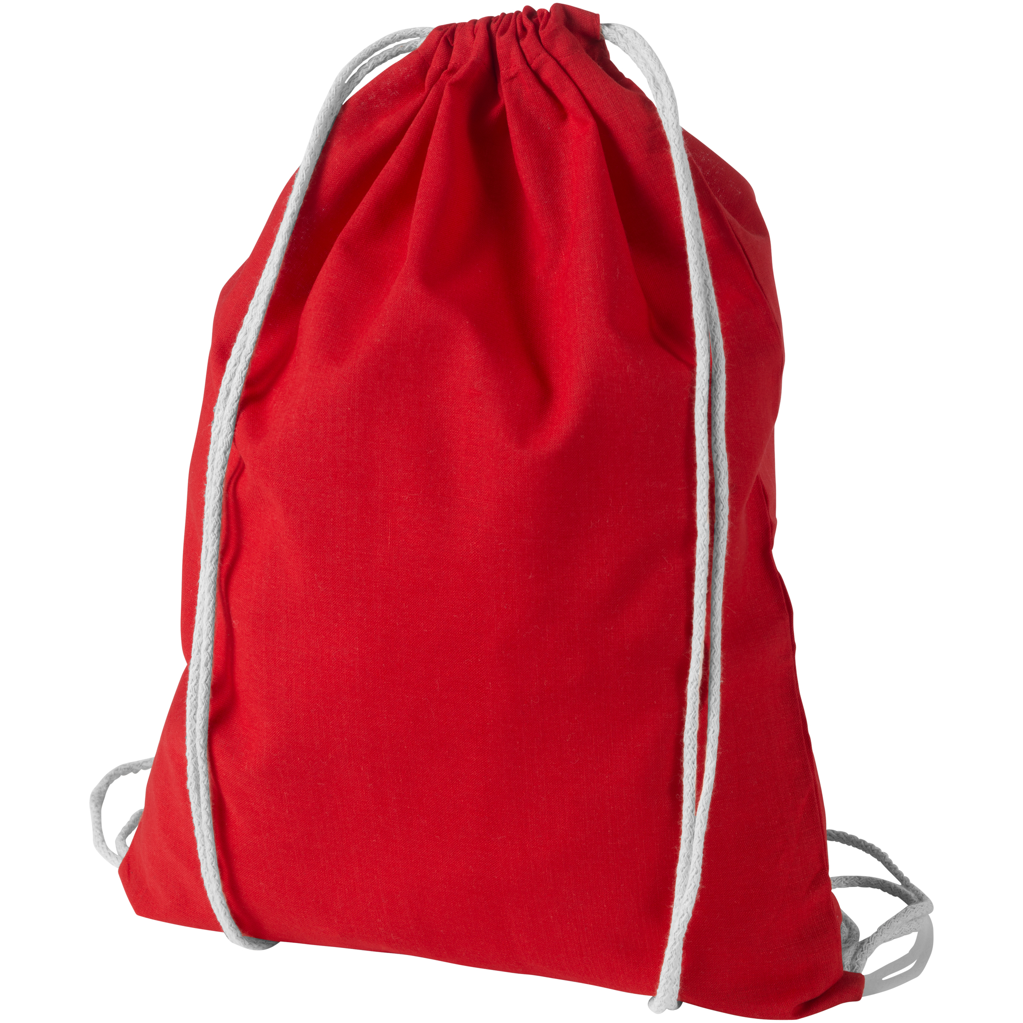 Oregon cotton premium rucksack, red | Logotrade