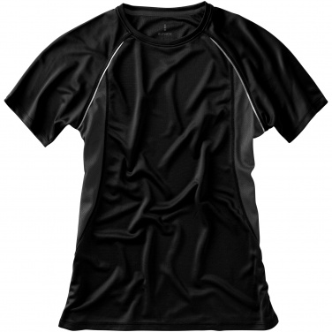 Логотрейд pекламные подарки картинка: Женская футболка с короткими рукавами Quebec, черный