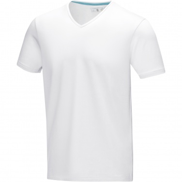 Логотрейд бизнес-подарки картинка: Kawartha short sleeve men's organic V-neck t-shirt