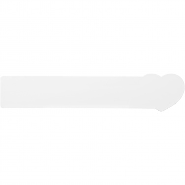 Логотрейд pекламные продукты картинка: Линейка из переработанной пластмассы Tait длиной 15 см в формесердца