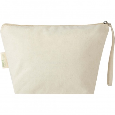 Логотрейд pекламные подарки картинка: Orissa 180 g/m² organic large accessory pouch 3L