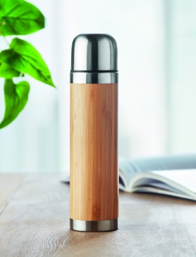 Логотрейд бизнес-подарки картинка: Термос из бамбука 400ml CHAN BAMBOO